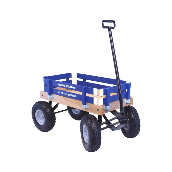 Berlin Big-Foot Kid's Wagon by AmishToyBox.com - Perfect Wagon for Children and Toddlers - Amish Made in Ohio, USA - 10" No-Flat Tires