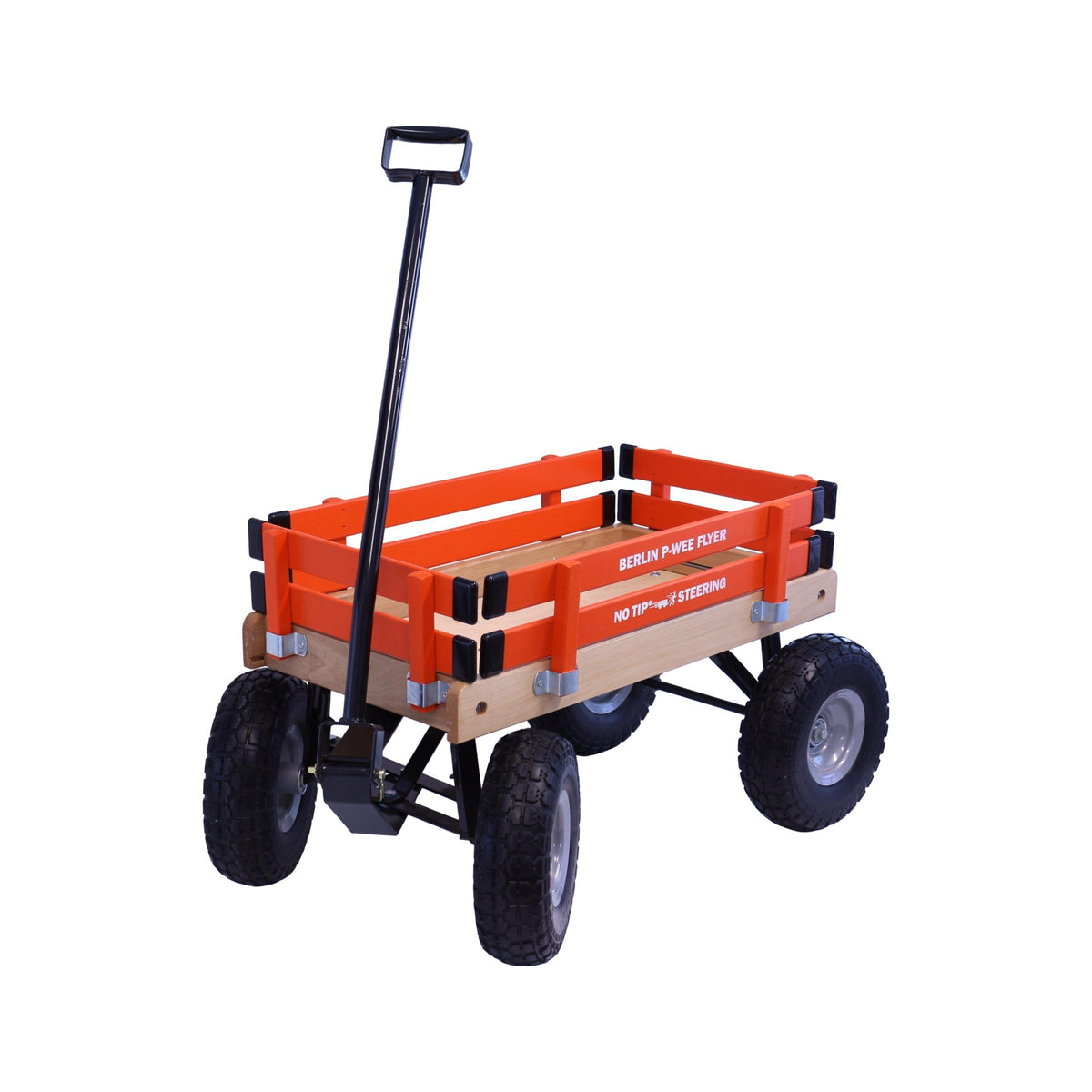 Berlin Big-Foot Kid's Wagon by AmishToyBox.com - Perfect Wagon for Children and Toddlers - Amish Made in Ohio, USA - 10" No-Flat Tires