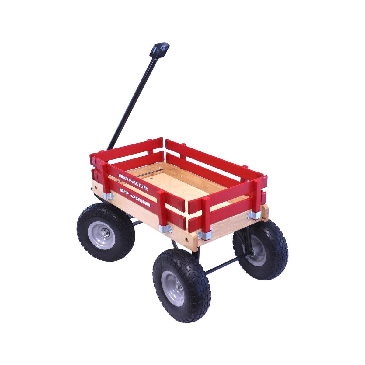 Berlin Big-Foot Kid's Wagon by AmishToyBox.com - Perfect Wagon for Children and Toddlers - Amish Made in Ohio, USA - 10" No-Flat Tires