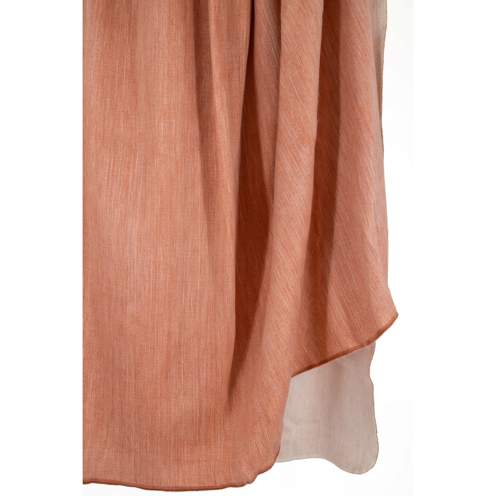 Reversible Handwoven Alpaca Throw Blanket | Melon & White | Kani Collection