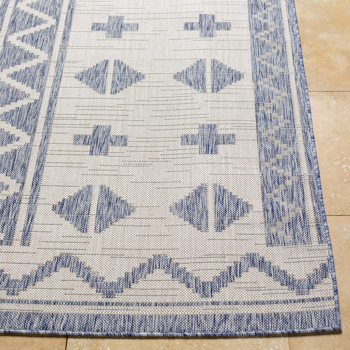 Mangoso Gray Outdoor Area Rug - Clearance