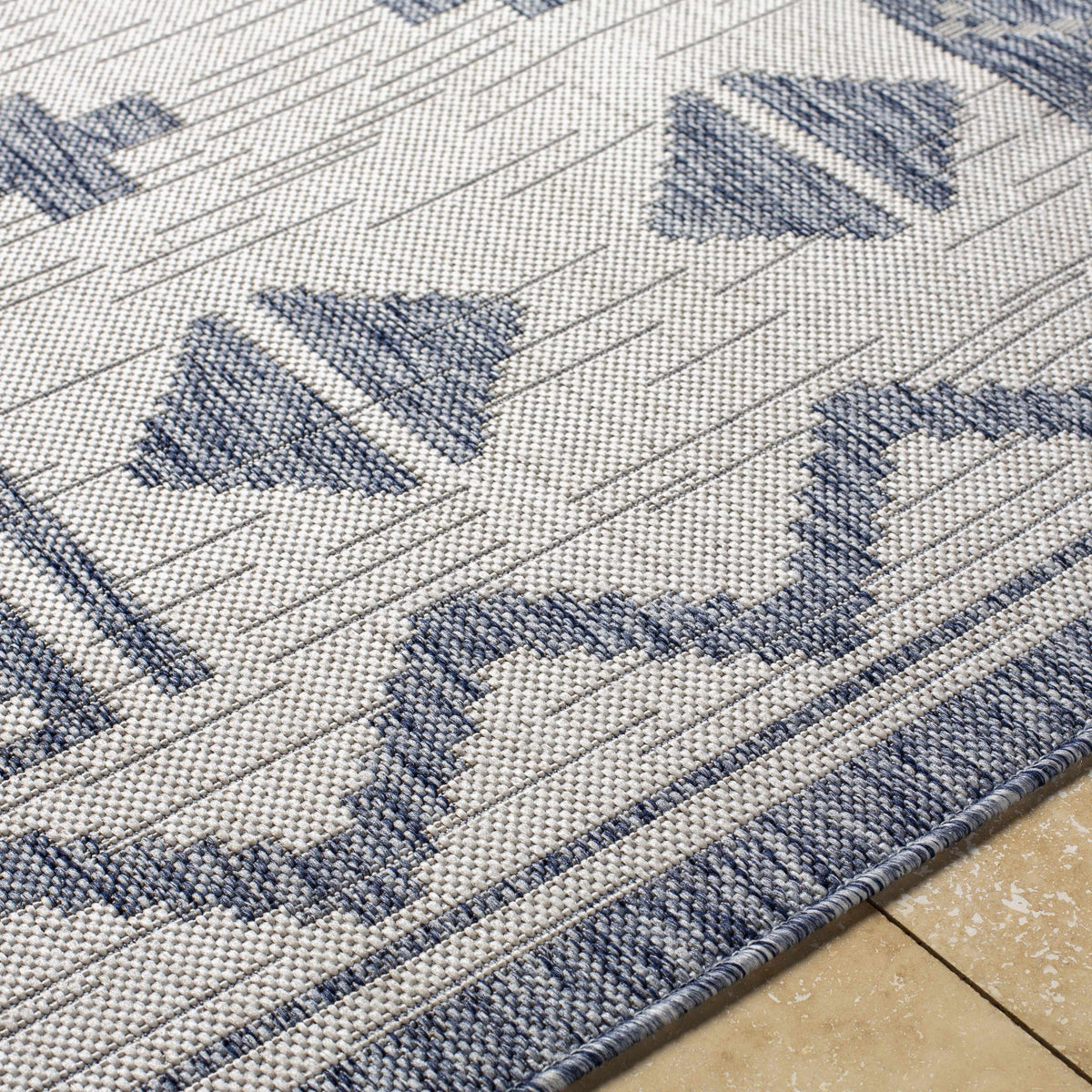 Mangoso Gray Outdoor Area Rug - Clearance