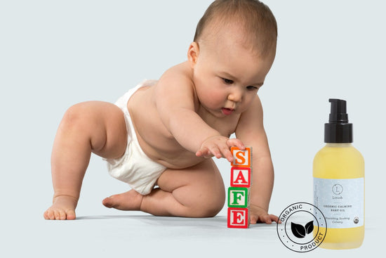 USDA Organic Calming Baby Oil – Natural Baby Skincare