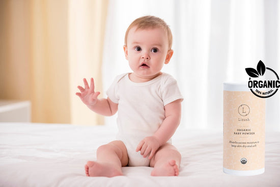 USDA Organic Baby Powder – Talc-Free, 2-Pack