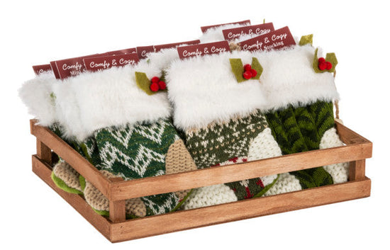 Mini Christmas Stocking Gift Card Holders -