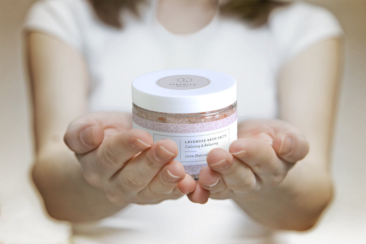 Lavender Bath Salt Soak – Epsom, Dead Sea & Himalayan Salts