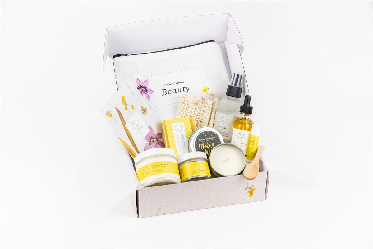 Natural Citrus Care Package – Handmade Bath & Body Gift Box