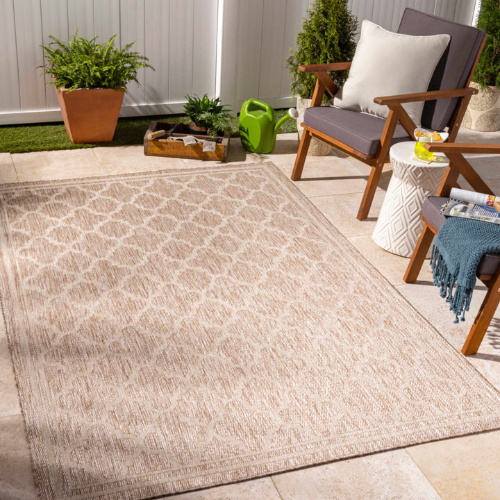 Noam Tan Indoor & Outdoor Rug - Clearance