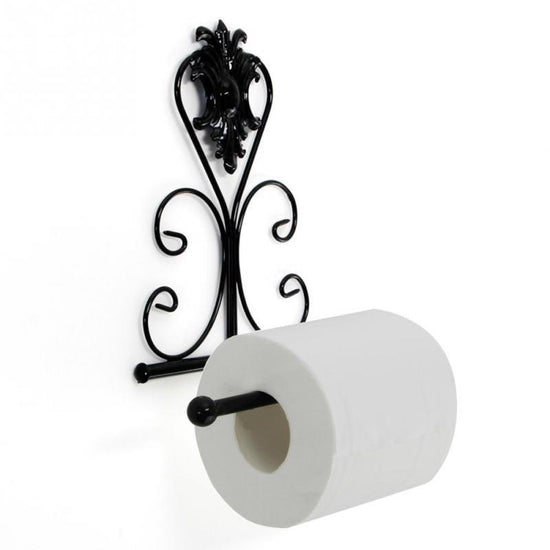 New Arrival Classic Bathroom accessories Vintage Iron Toilet Paper Towel Roll Holder Bathroom Wall Mount Rack Toilet Paper Roll Holder Cast Iron Wall Mounted Toilet Tissue Holder  European Victorian Design