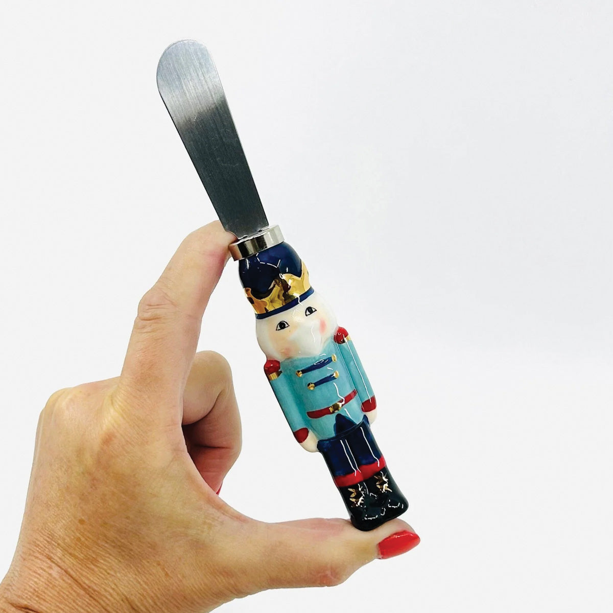 Light Blue Jacket Metal Nutcracker Spreader