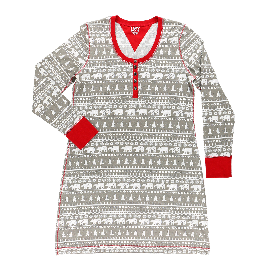 Nightshirt - Nordic Bear - Small/Medium
