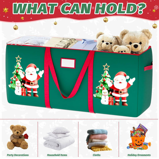 WUPIOS Christmas Tree Storage Bag 7.5FT Waterproof Green 1 Pack