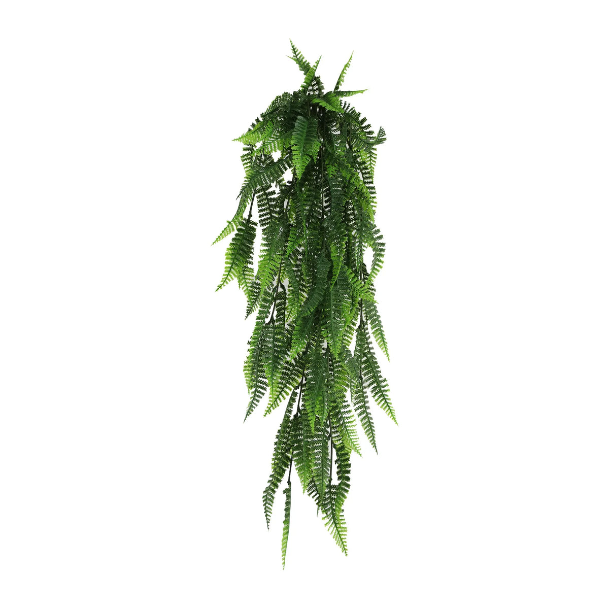 Fern Garland Artificial Hanging Bush 7.1×30in – NFPA 701 Certified – UV Resistant