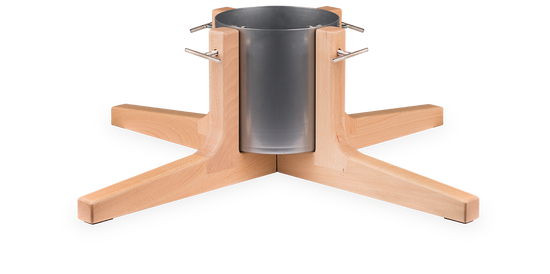 Rustic Christmas Tree Stand - Medium - Silver