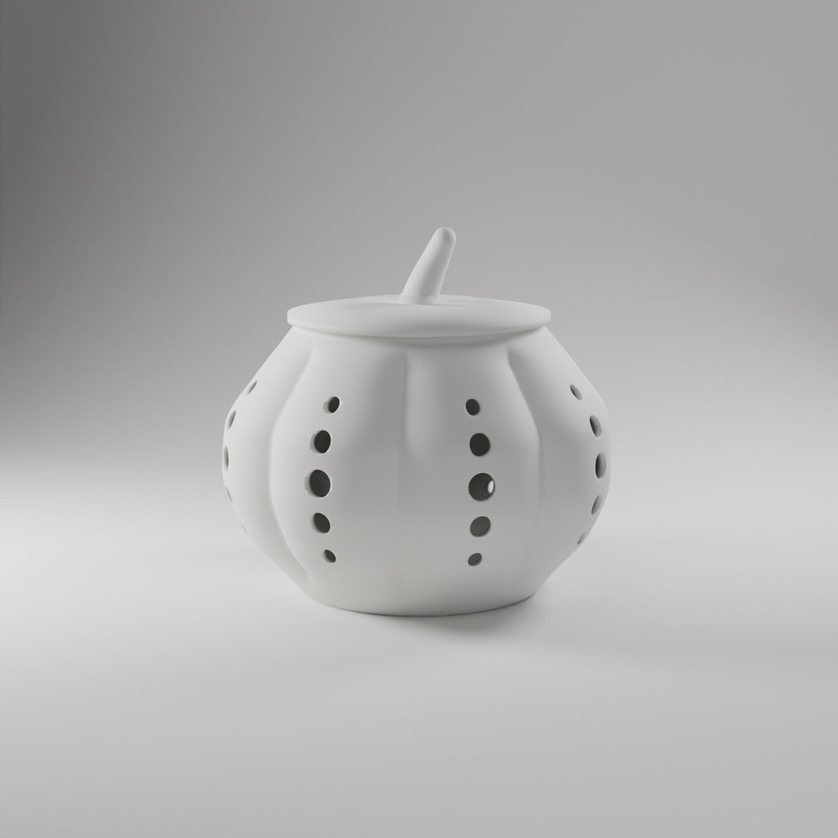 Perforated Pumpkin Luminary — 3D Printed Pumpkin Lantern