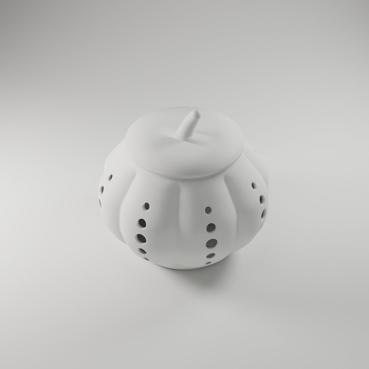 Perforated Pumpkin Luminary — 3D Printed Pumpkin Lantern