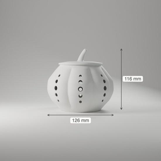 Perforated Pumpkin Luminary — 3D Printed Pumpkin Lantern