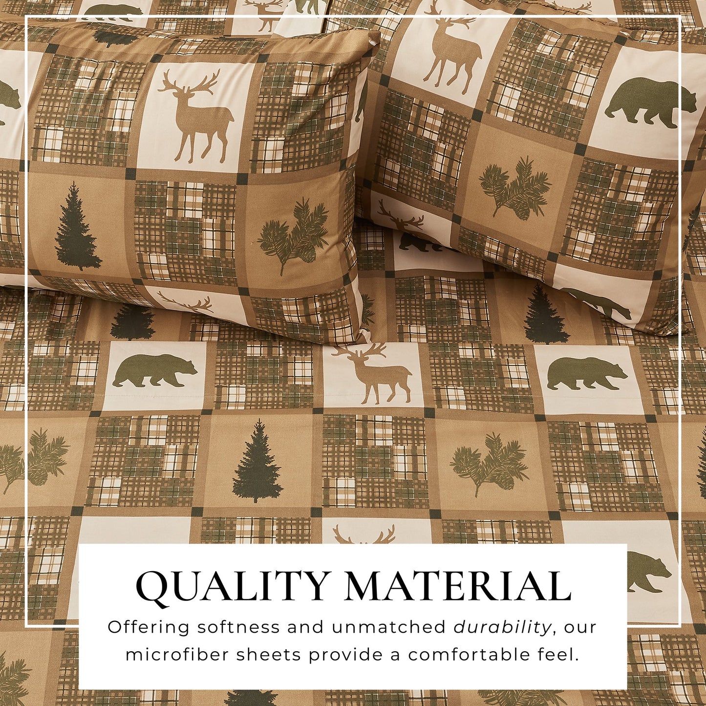 Lodge Printed Sheet Set - Mountain Ridge Collection