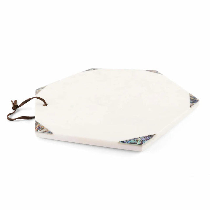 Ovada Hexagonal Marble Charcuterie Board