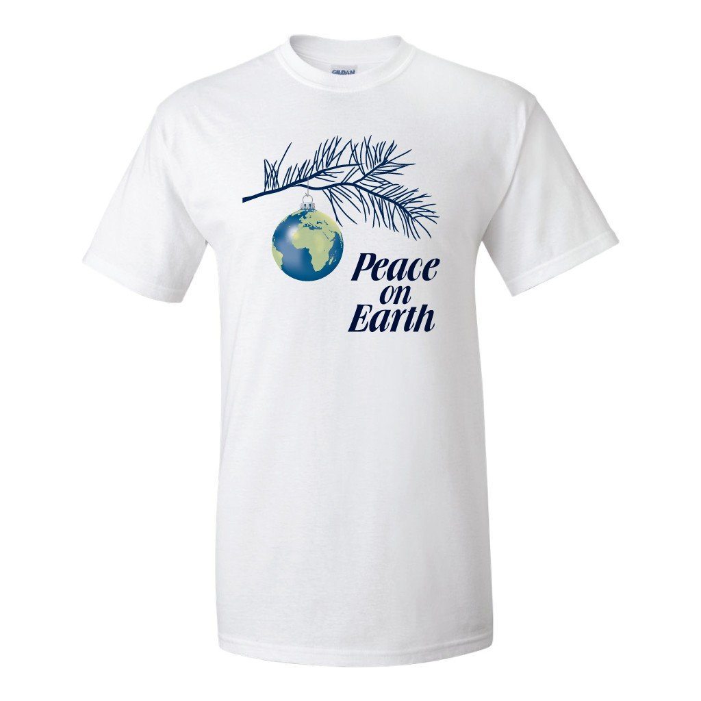 Peace on Earth Religious Christmas T-Shirt