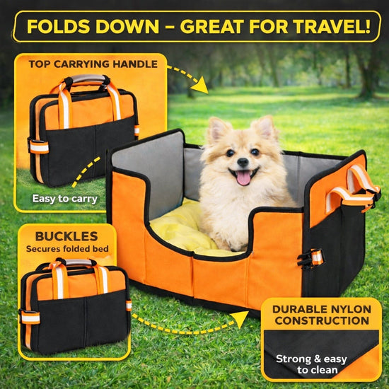 Pet Life ® 'Travel-Nest' Folding Travel Cat and Dog Bed