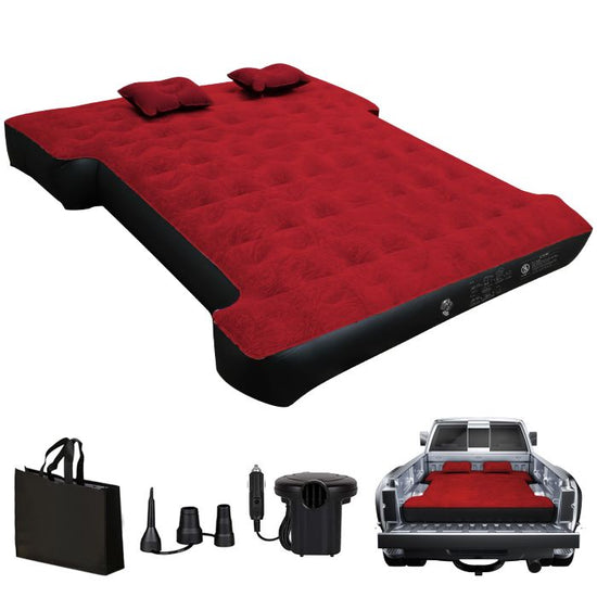 5.5-6.5ft Full Size Truck Bed Air Mattress Red
