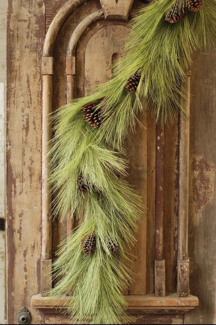 6' Faux Long Needle Pine Garland
