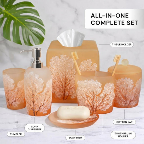 Bathroom Set – Carruthers, 6 Piece Silver