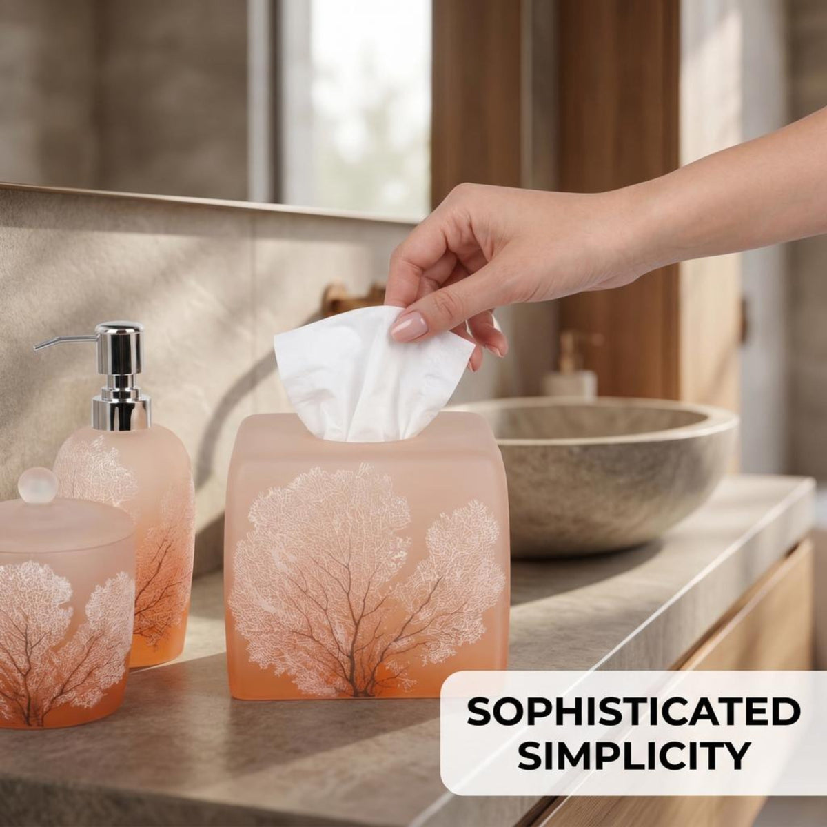 Bathroom Set – Carruthers, 6 Piece Silver