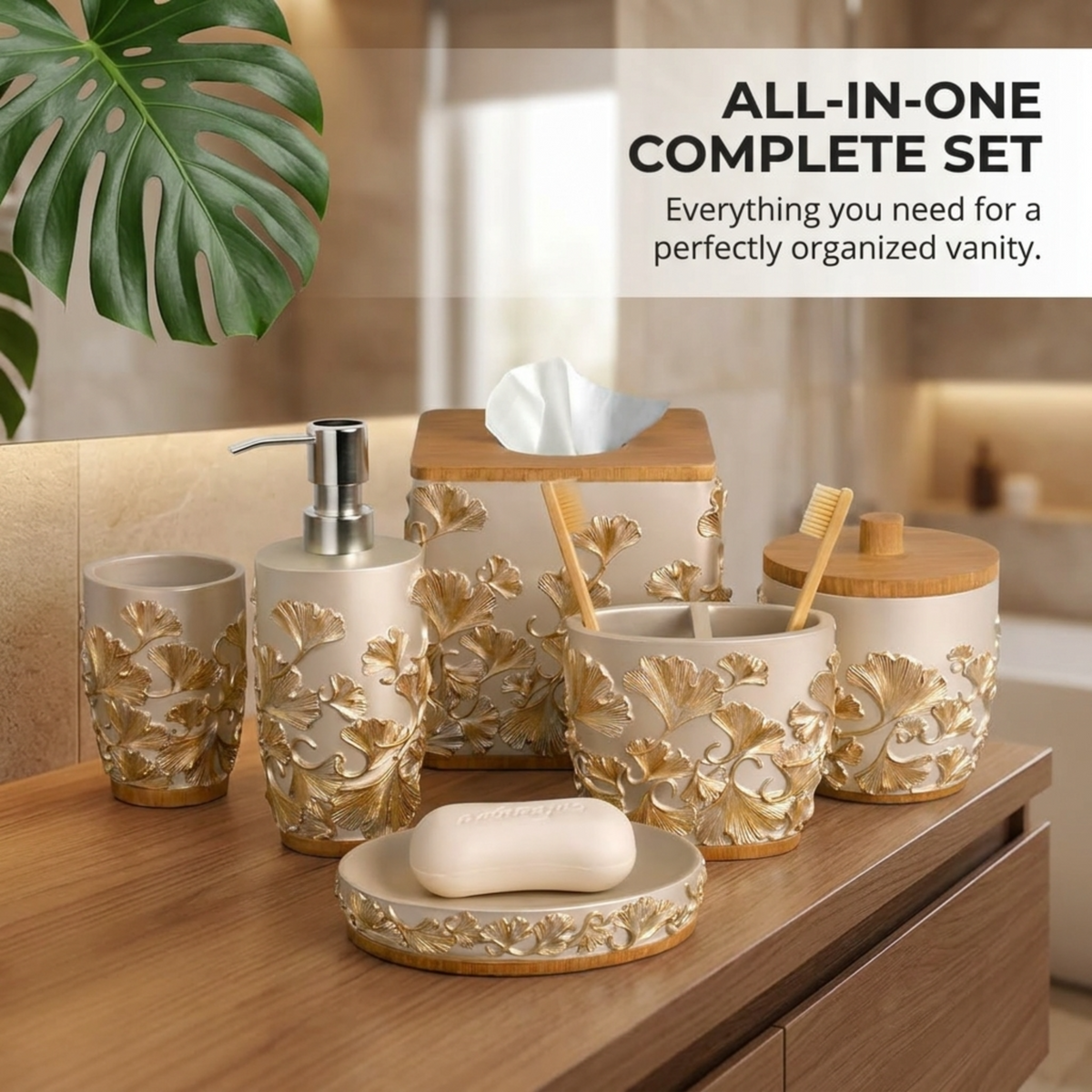 Bathroom Set – Valencia, 6 Piece