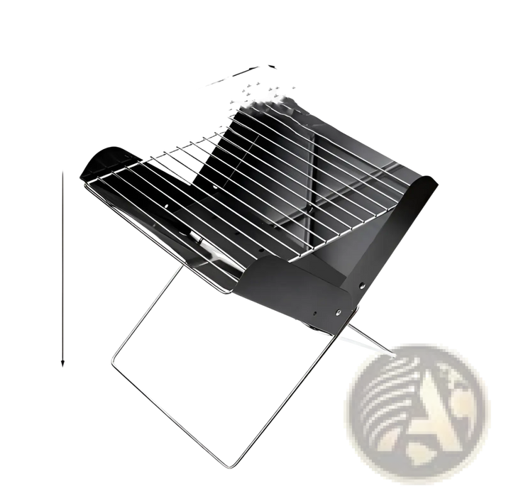 Portable Charcoal Grill Foldable Outdoor Camping Rack