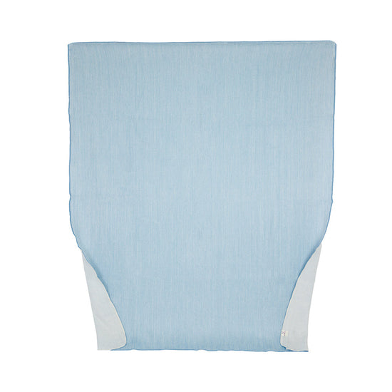 Reversible Handwoven Alpaca Throw Blanket | Powder Blue & White | Kani Collection