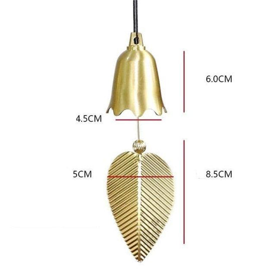 Pure Copper Wind Chimes Ornaments Exquisite Hanging Harmony Bells Garden Rustic Relaxing Tranquil Wind Chimes Japanese Home Balcony Bedroom Wind Chimes Car Pendant Birthday Gift Supplies