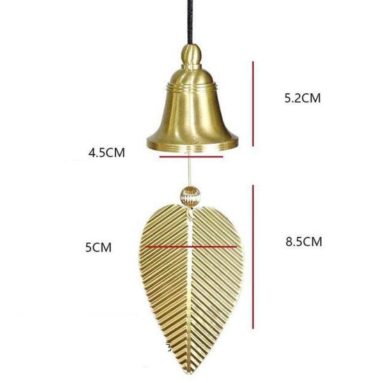 Pure Copper Wind Chimes Ornaments Exquisite Hanging Harmony Bells Garden Rustic Relaxing Tranquil Wind Chimes Japanese Home Balcony Bedroom Wind Chimes Car Pendant Birthday Gift Supplies