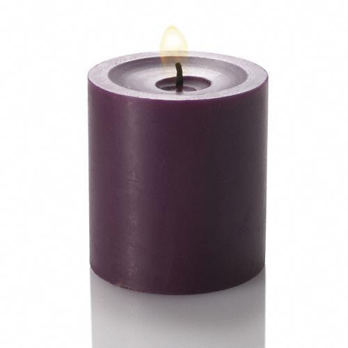 Pillar Candle 3in - Purple