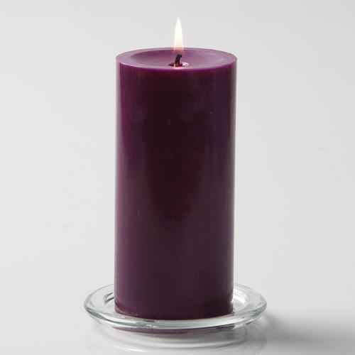 Pillar Candle 6in - Purple