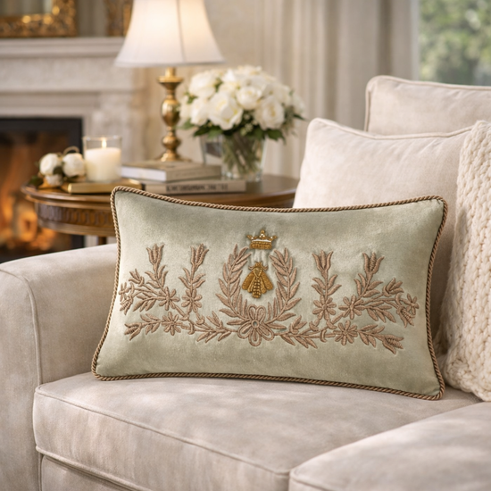 Regina Silk Velvet Throw Pillow Cover, 12 x 20