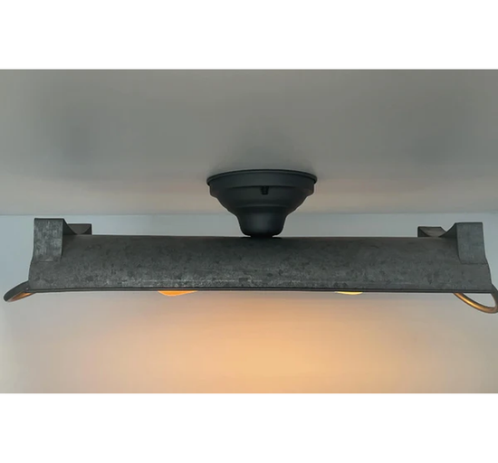 GALVANIZED DOME Ceiling Light Fixture (3 sizes)