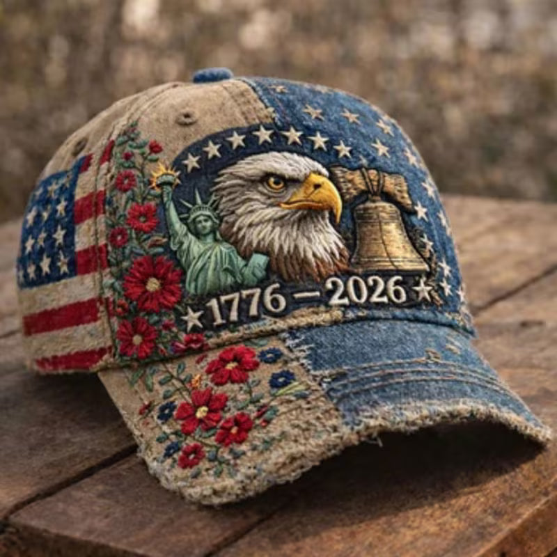 USA 250th Anniversary 3D Baseball Cap