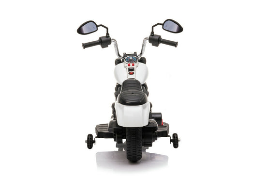 Kids Ride-On Harley Chopper Style Bike with Safety Training Wheels and 6V Battery