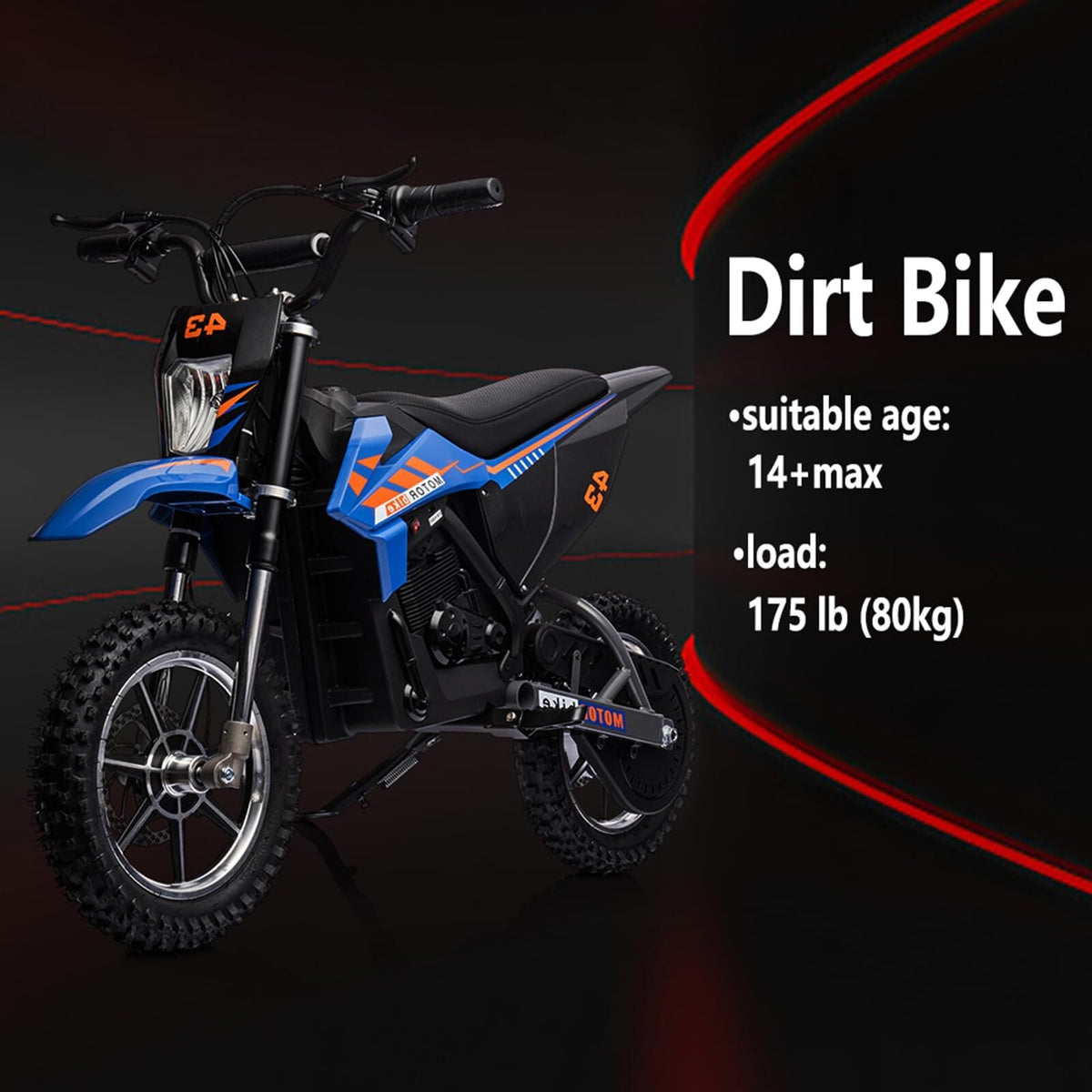 36V Battery-Powered Off-Road Electric Ride-On Motorcycle for Kids