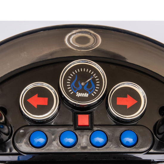 Electric 6V 3-Wheel Ride-On Motorcycle with LED Lights for Toddlers and Kids