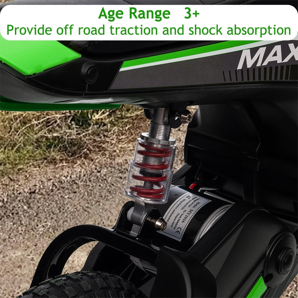24V Electric Ride-On Kids Dirt Bike Motocross Motorcycle