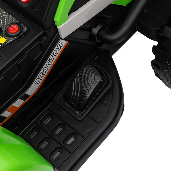 12V Battery-Powered Ride-On Electric Tractor Toy with Trailer and Remote Control