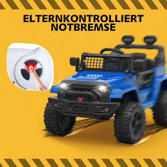 12V Battery-Powered Electric Ride-On Truck with Remote Control and LED Lights