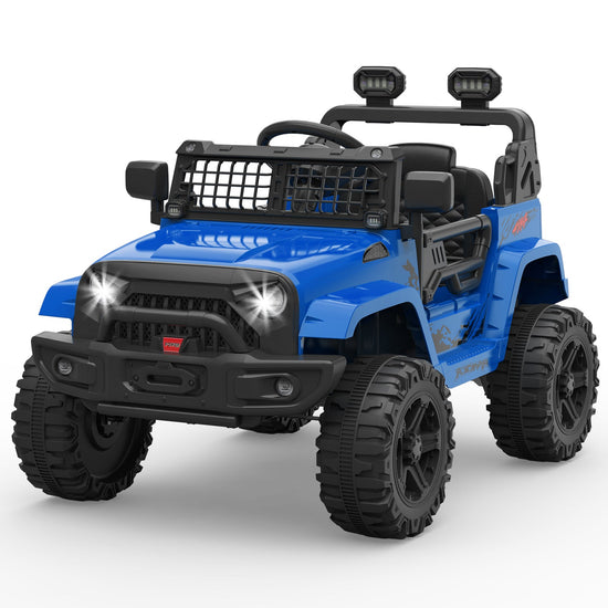 12V Battery-Powered Electric Ride-On Truck with Remote Control and LED Lights