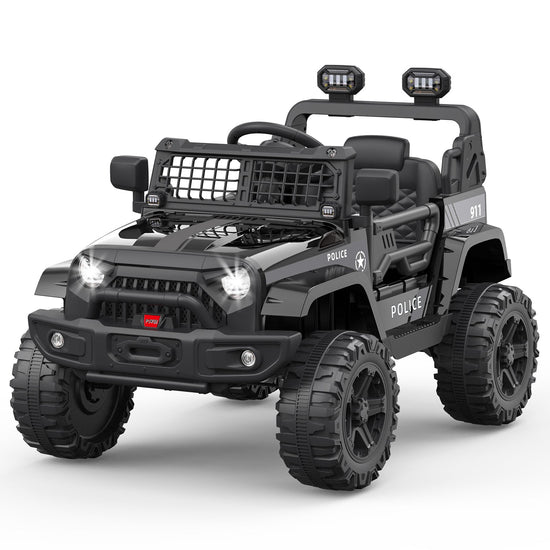 12V Battery-Powered Electric Ride-On Truck with Remote Control and LED Lights