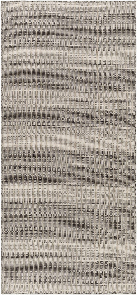 Kris Black Outdoor Area Rug - Clearance