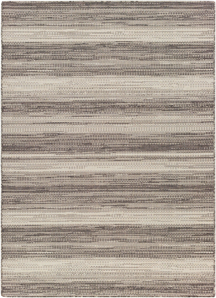 Kris Black Outdoor Area Rug - Clearance