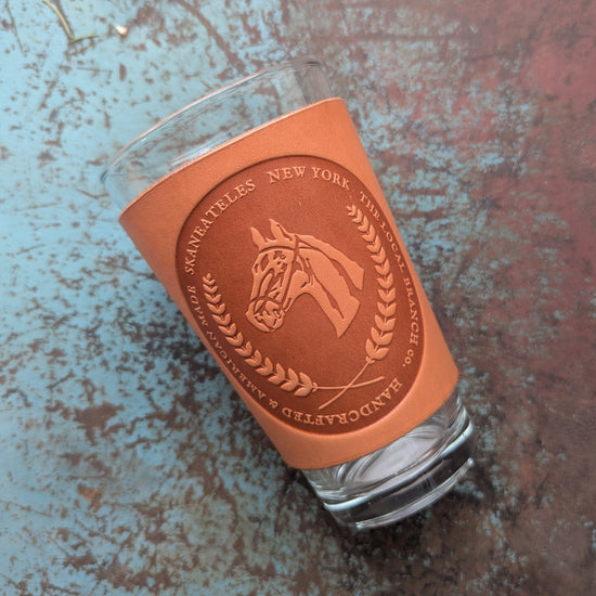 Leather Pint Glass  - USA Made